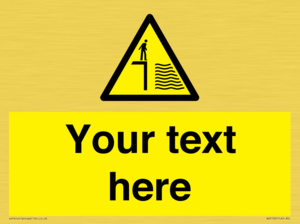 Custom Deep Water Sign